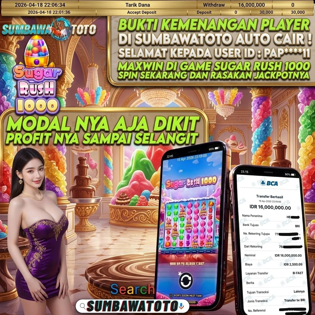 MENANG DI GAME SUGAR RUSH 1000🔥