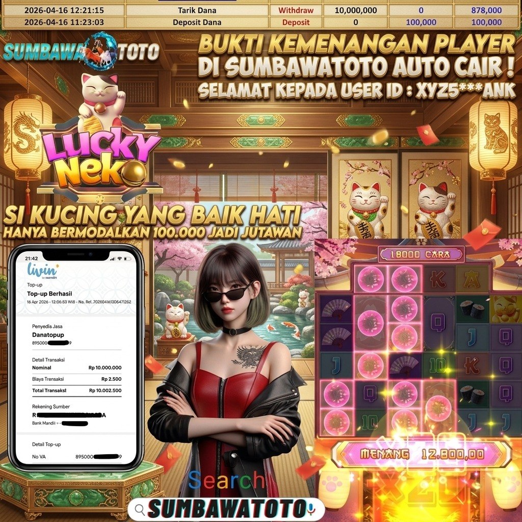MEGA WIN DI LUCKY NEKO🔥